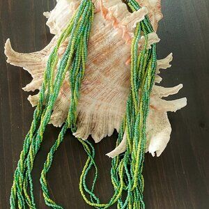 Multi-Strand Beaded Necklade